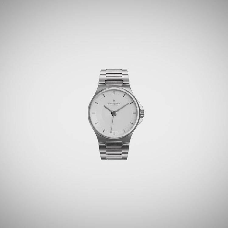 Nordgreen | Guardian automatic silver 40mm dial H-Link | GU40SIHLSIXX