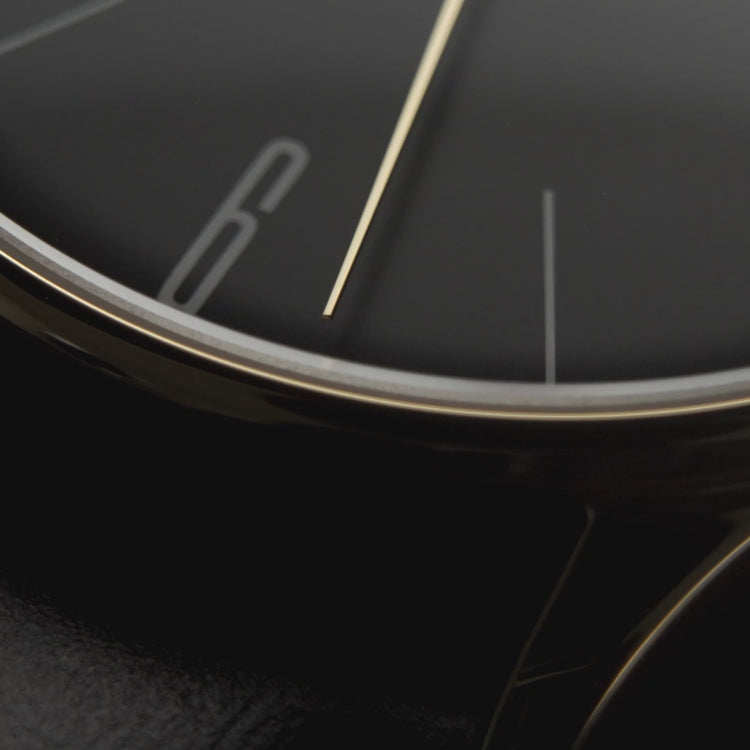 Sternglas | Berlin gold heritage 38mm dial brown leather band | S01-BE04-HE01