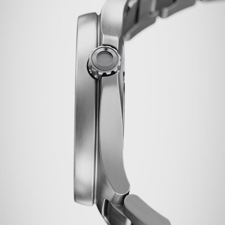 Nordgreen | Guardian automatic silver 40mm dial H-Link | GU40SIHLSIXX