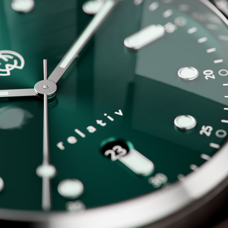 Henry Archer | Relativ - Skov 40mm dial nero leather | HA-RE-SK-NE