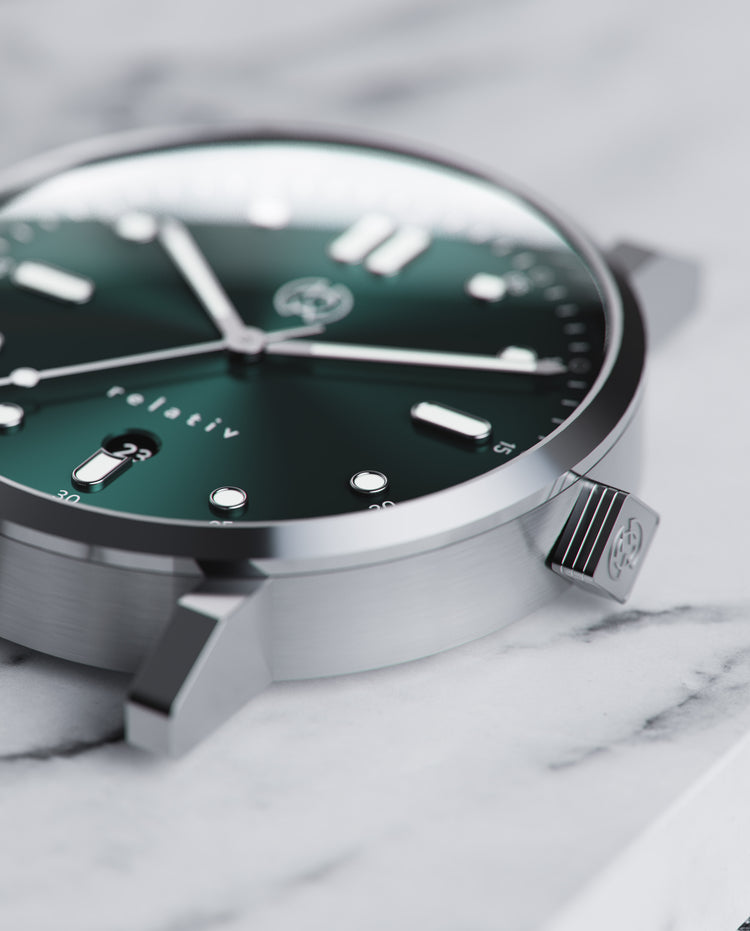Henry Archer | Relativ - Skov 40mm dial nero leather | HA-RE-SK-NE