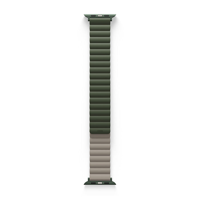 Uniq | Revix reversible green and taupe watch band - Apple Series | REVGRNTPE