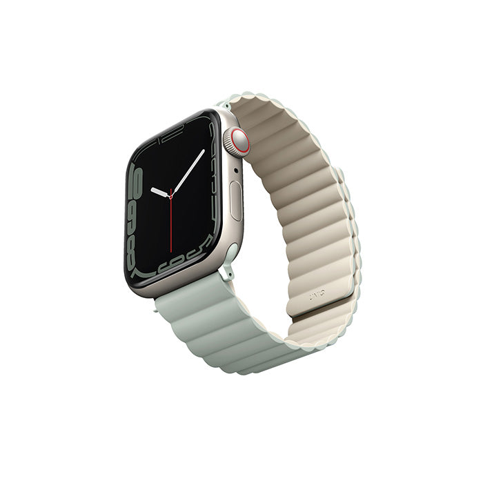 Uniq | Revix reversible sage and beige watch band - Apple Series | REVSAGBEG