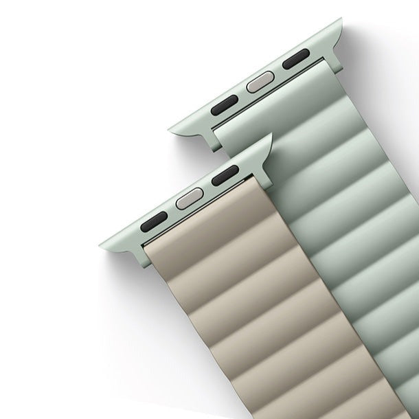Uniq | Revix reversible sage and beige watch band - Apple Series | REVSAGBEG