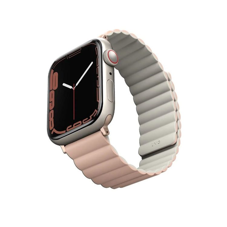 Uniq | Revix reversible pink and beige watch band - Apple Series | REVPNKBEG