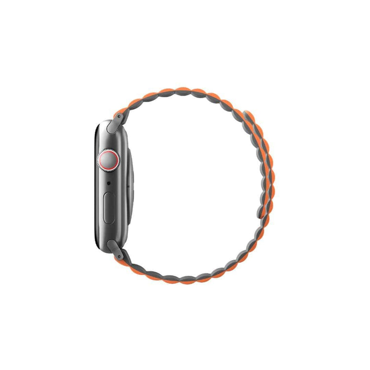 Uniq | Revix reversible grey and orange watch band - Apple Series | REVGRYORG