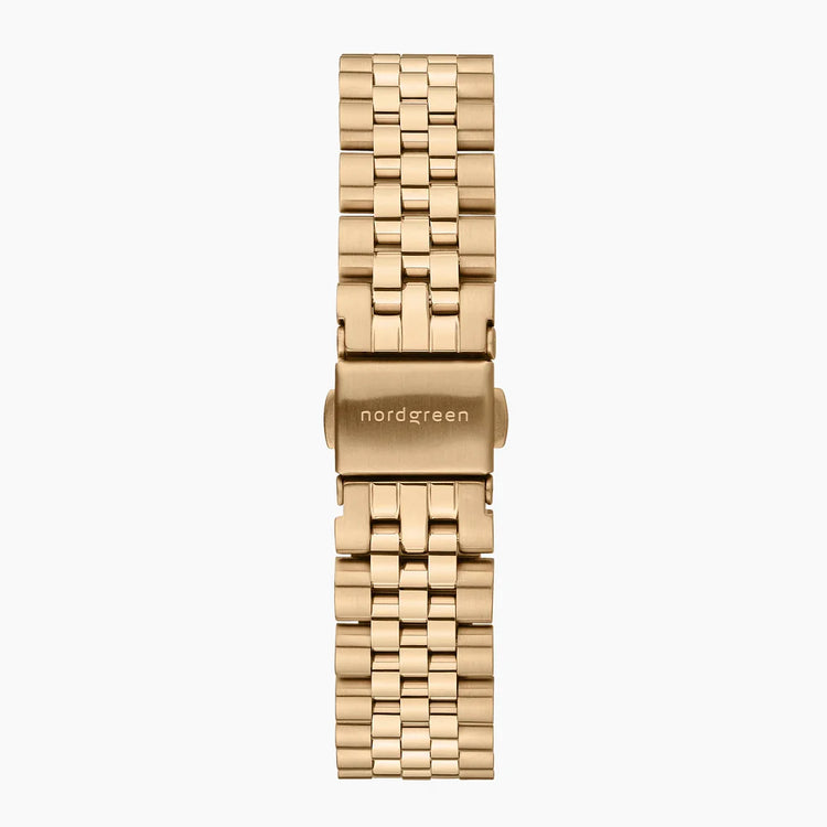 Nordgreen | Unika gold link bracelet 32mm | UN32GO5LGOXX