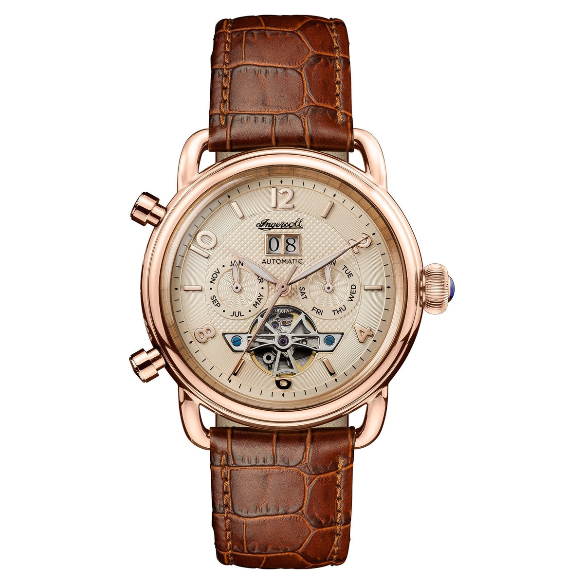 Ingersoll | New England automatic brown leather 44mm dial | I00901