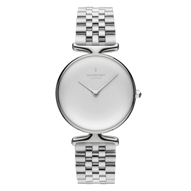Nordgreen | Unika silver 5 link bracelet 32mm | UN32SI5LSIXX