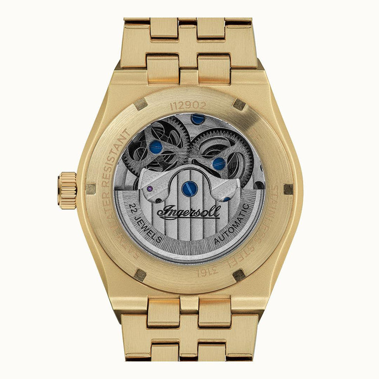Ingersoll | Broadway automatic gold 43mm black dial | I12902