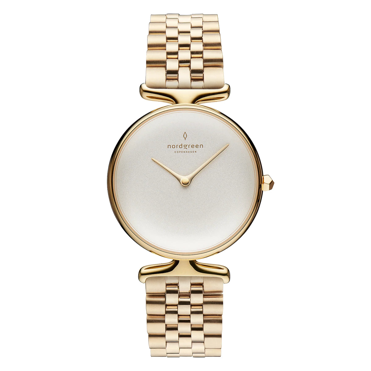 Nordgreen | Unika gold link bracelet 32mm | UN32GO5LGOXX