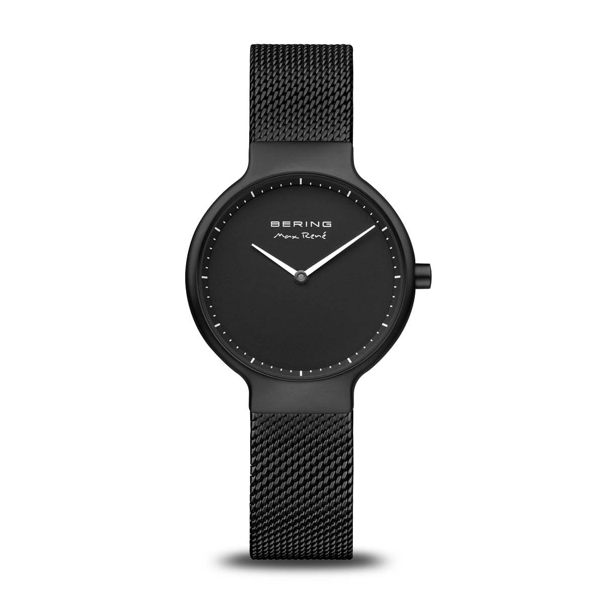Bering | Max René black matt 31mm dial black mesh | 15531-123