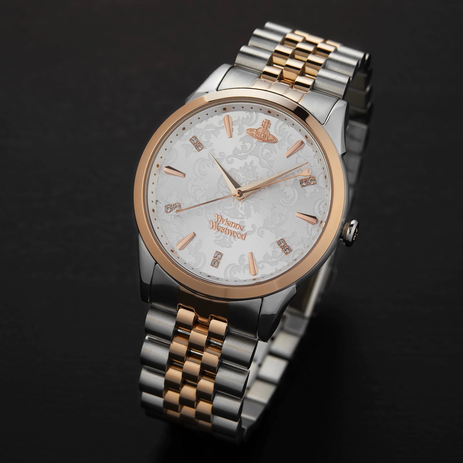 Westwood Wallace Rose Vivienne Westwood Rose Gold And Silver Watch