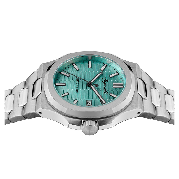 Ingersoll | Catalina automatic silver turquoise 44.5mm dial | I11804