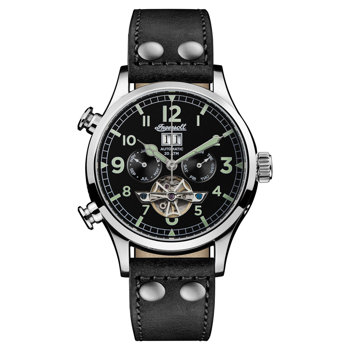 Ingersoll | Armstrong automatic black 46mm dial | I02102