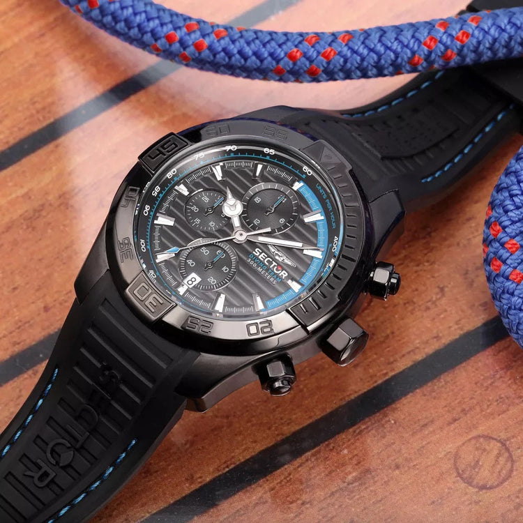 Sector | Diving team black 45mm dial | R3271635001