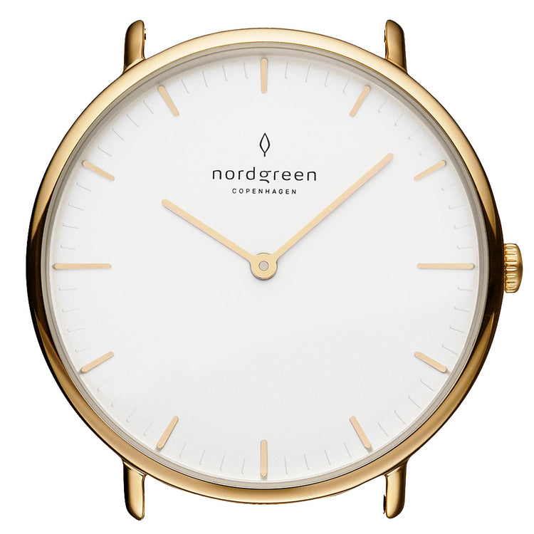 Nordgreen | Native gold milanese mesh 28mm white dial | NR28GOMEGOXX