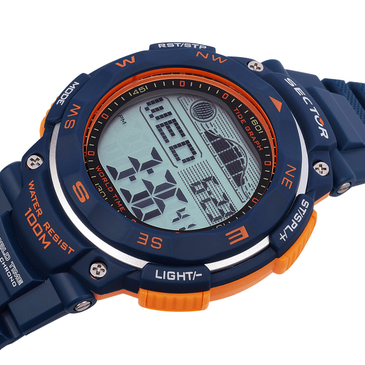 Sector | Ex-35 Blue digital 51mm dial | R3251534001