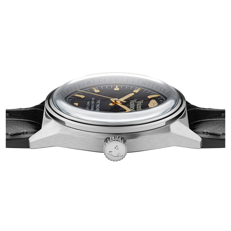 Vivienne Westwood | Sydenham black leather 40mm dial  | VV251BKBK