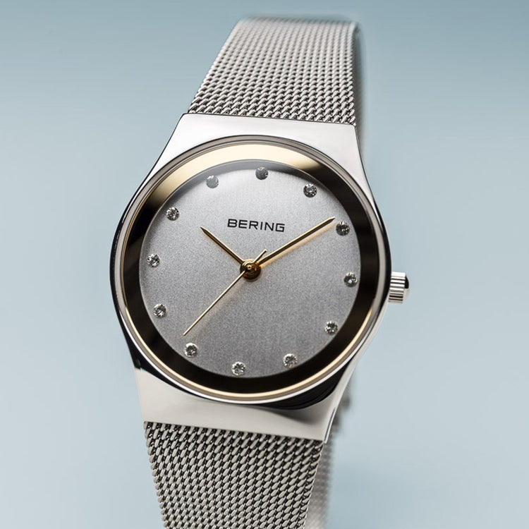 Bering | Classic polished silver 27mm dial mesh | 12927-010