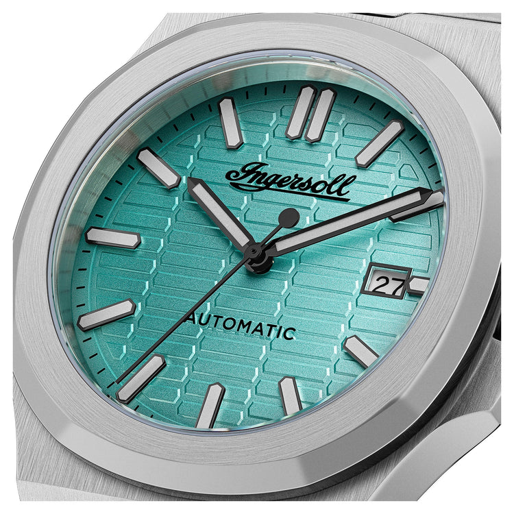 Ingersoll | Catalina automatic silver turquoise 44.5mm dial | I11804