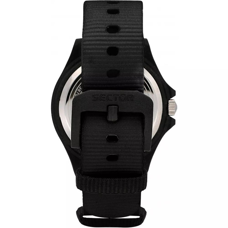 Sector | Save the ocean nato black fabric | R3251539002