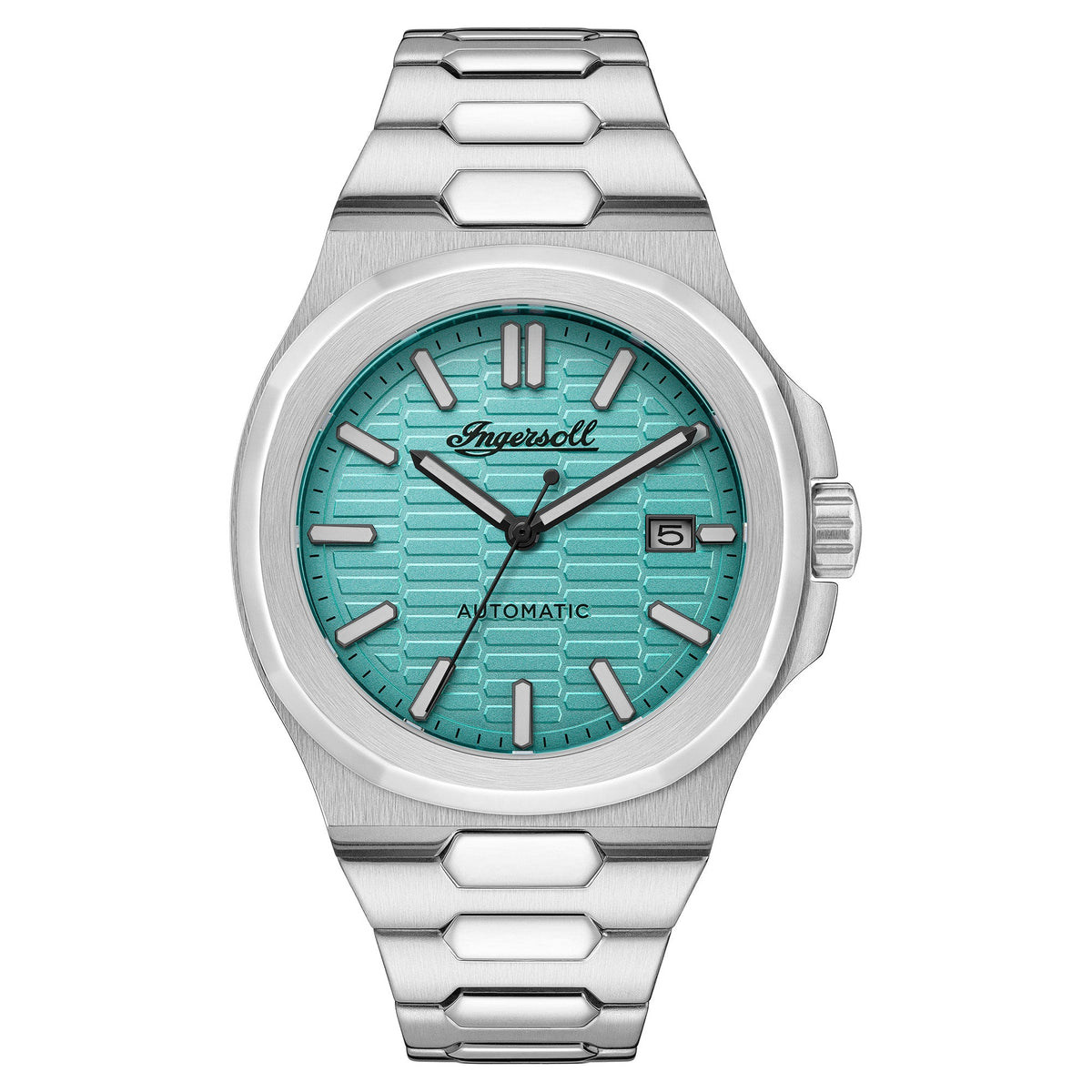 Ingersoll | Catalina automatic silver turquoise 44.5mm dial | I11804