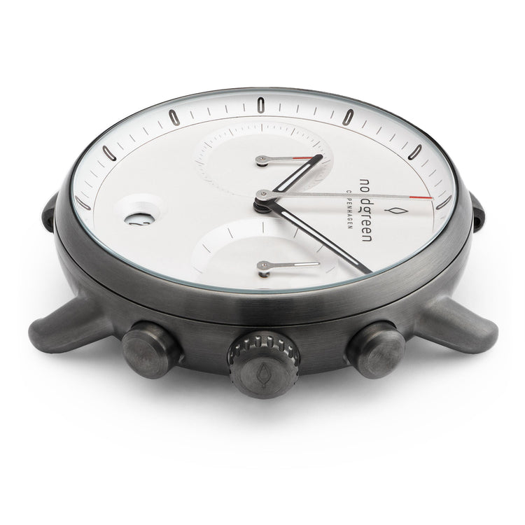 Nordgreen | Pioneer Gunmetal white 42mm dial | PI42GM3LGUXX