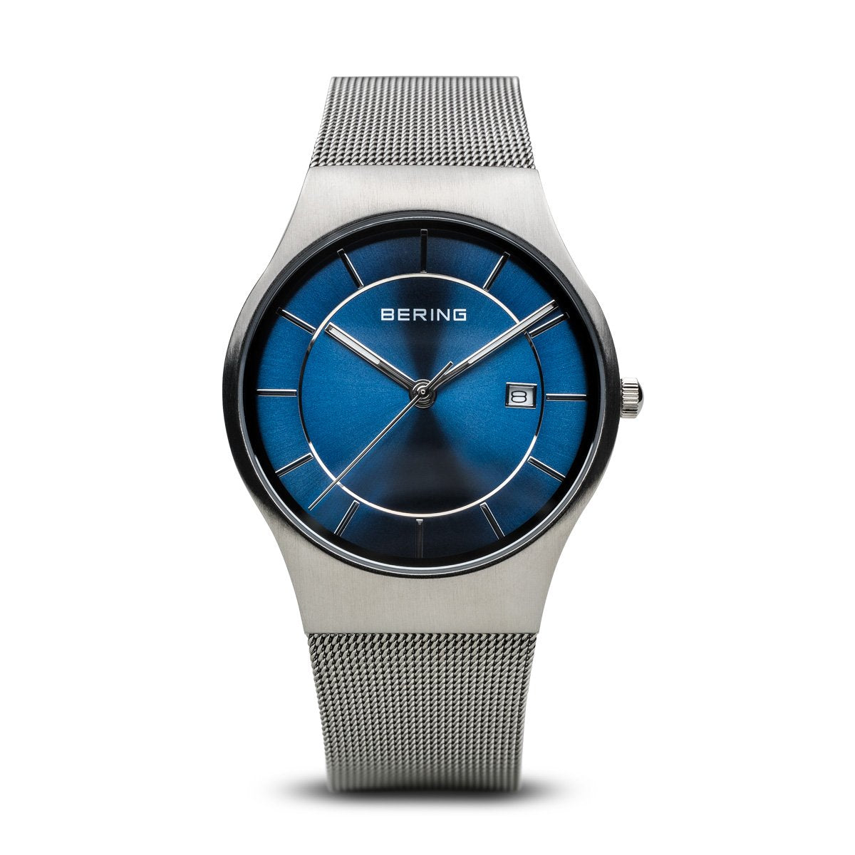 Bering | Classic brushed silver blue | 11938-003