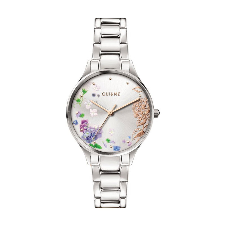 Oui&Me | Petite Bichette Floral Silver Bracelet | ME010216