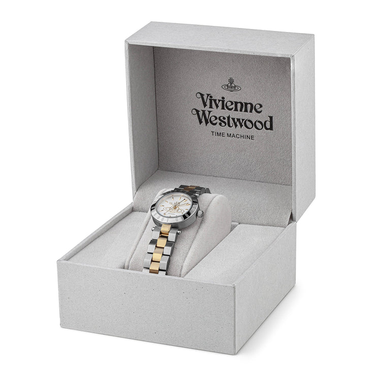 Vivienne Westwood | Westbourne Orb two tone silver 28mm dial  | VV092SLSG
