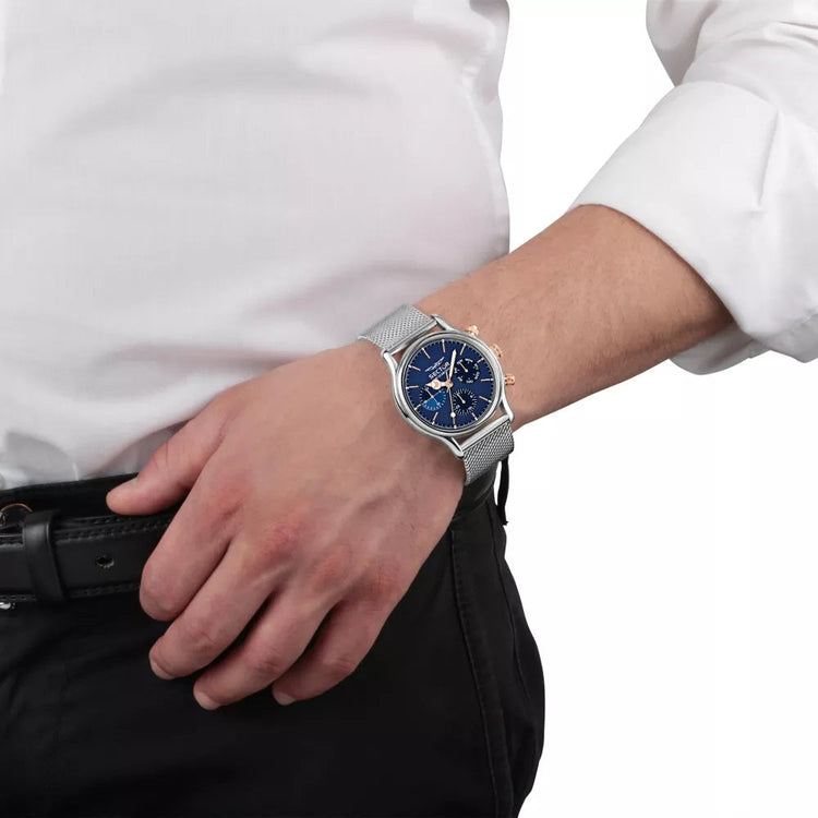 Sector | 660 Sport multifunction blue dial silver mesh | R3253517009
