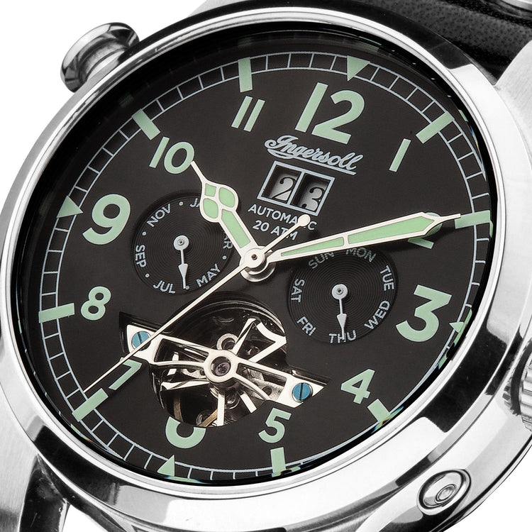 Ingersoll | Armstrong automatic black 46mm dial | I02102
