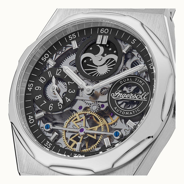 Ingersoll | Broadway automatic silver 43mm black dial | I12901
