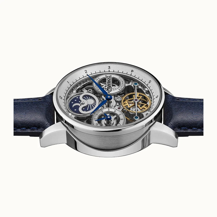 Ingersoll | Jazz automatic silver blue leather 42mm dial | I07702