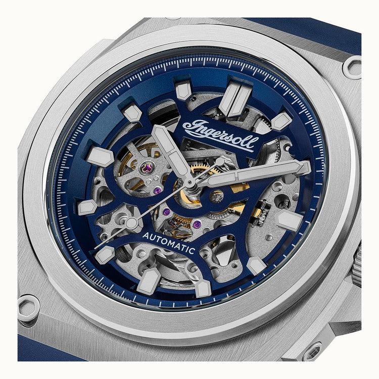 Ingersoll | Motion automatic silver blue 50.5mm dial | I11704