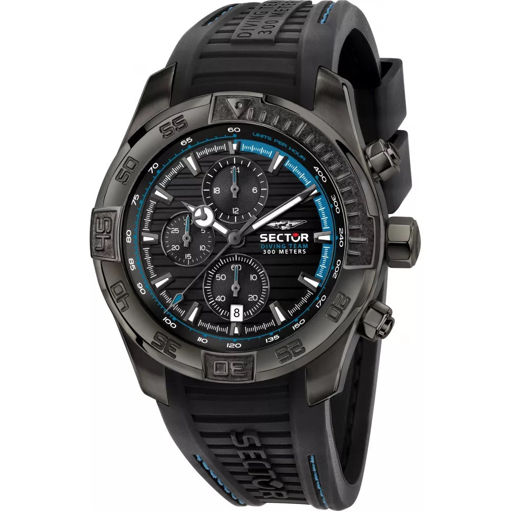 Sector | Diving team black 45mm dial | R3271635001