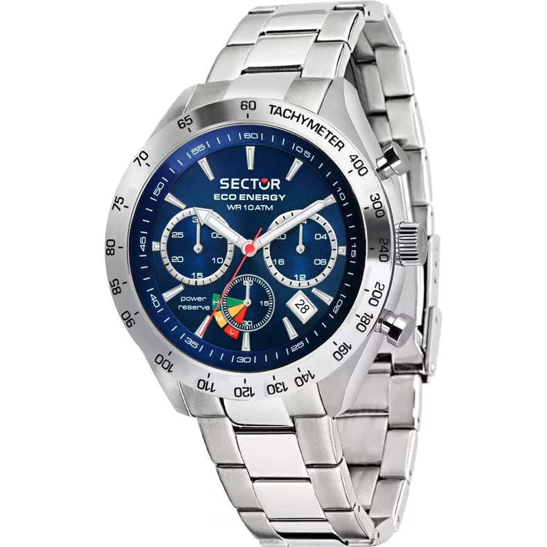 Sector | 695 Solar sport multifunction blue stainless steel | R3273613004