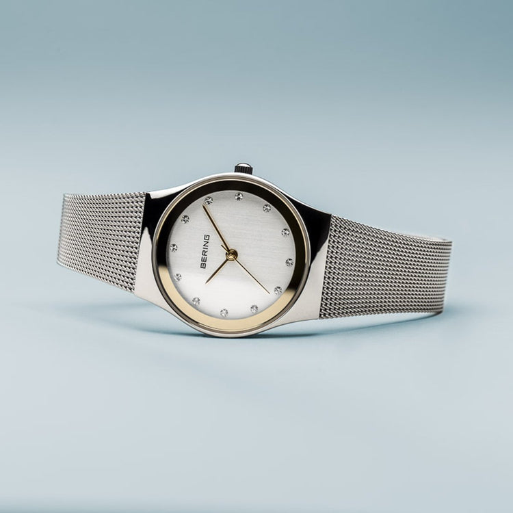 Bering | Classic polished silver 27mm dial mesh | 12927-010