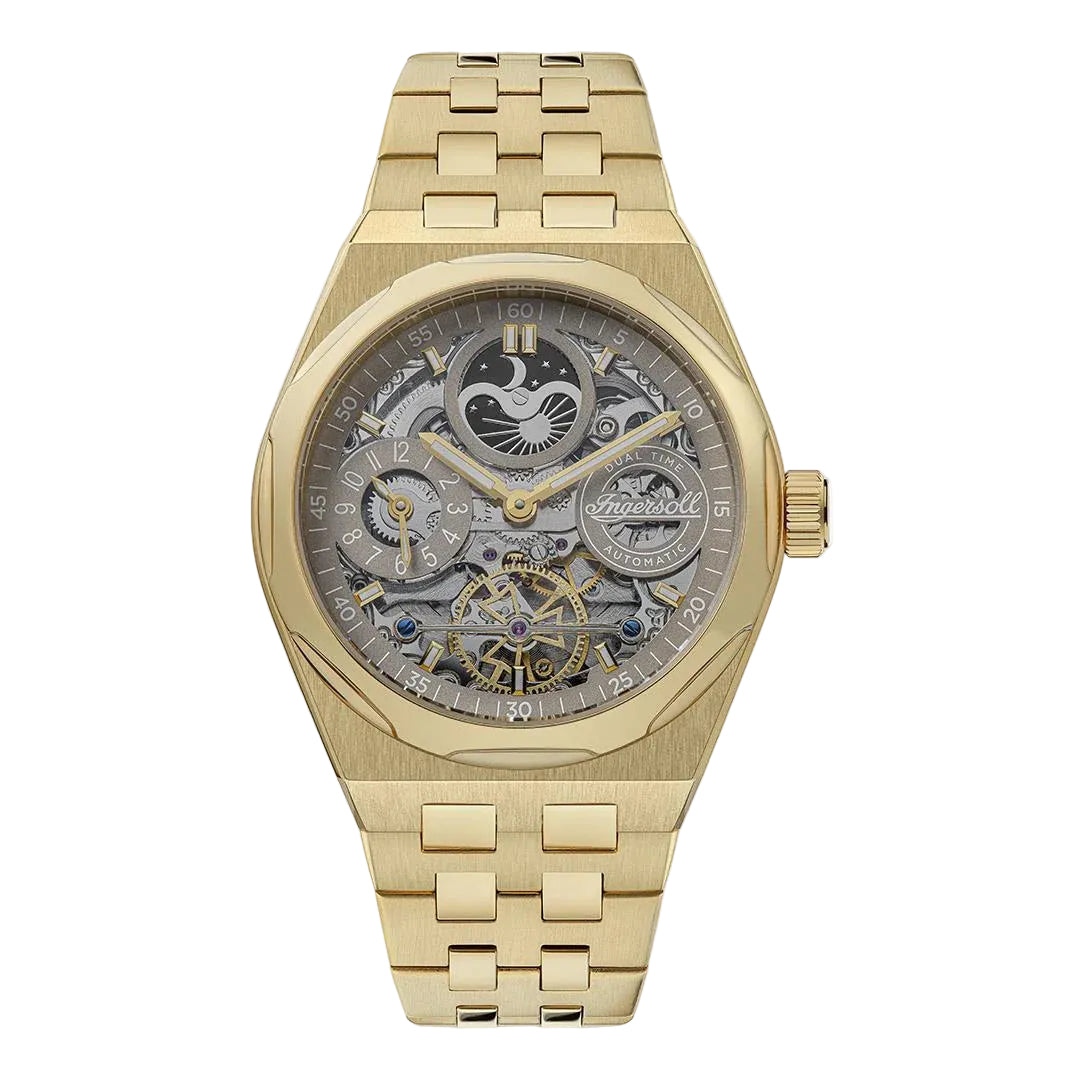 Ingersoll | Broadway automatic gold 43mm black dial | I12902