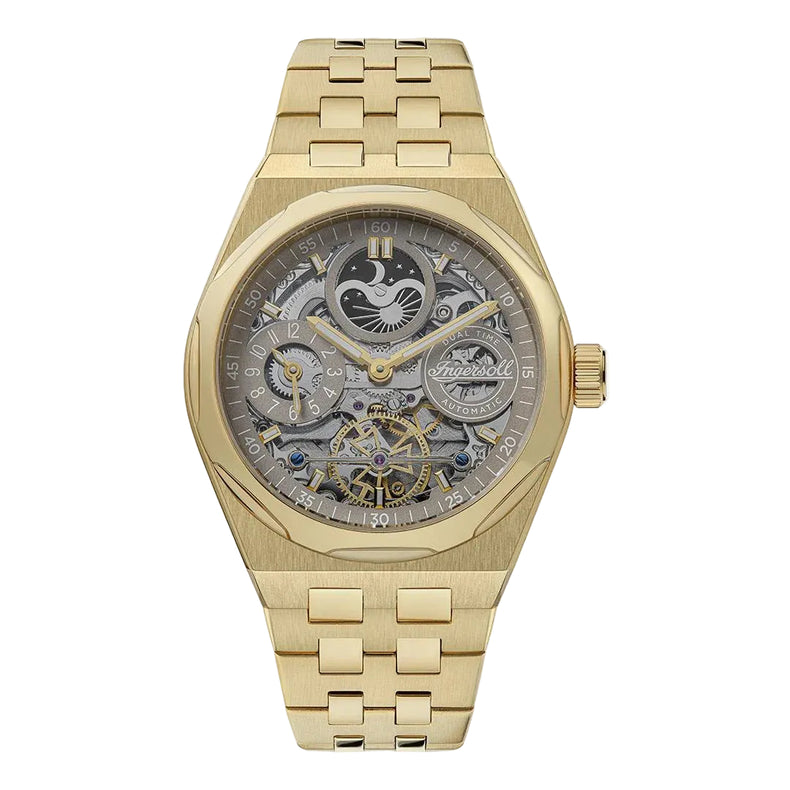 Ingersoll | Broadway automatic gold 43mm black dial | I12902