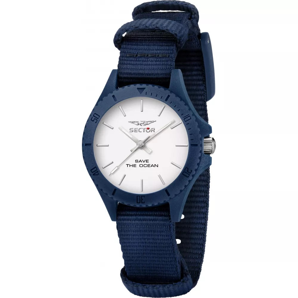 Sector | Save the ocean blue nato fabric | R3251539502