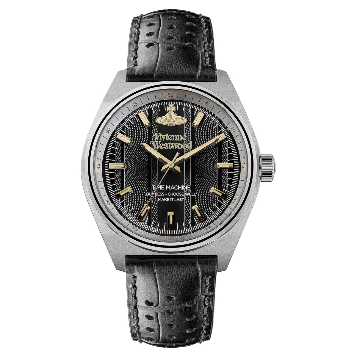 Vivienne Westwood | Sydenham black leather 40mm dial  | VV251BKBK