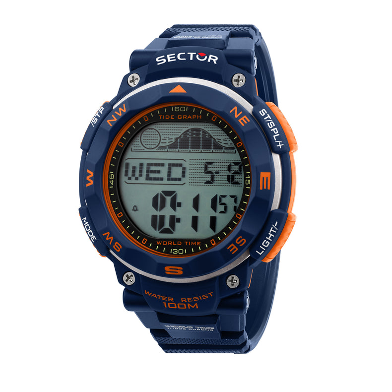 Sector | Ex-35 Blue digital 51mm dial | R3251534001