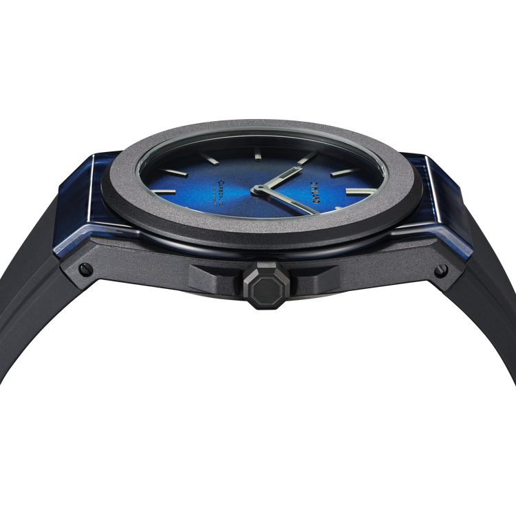 D1 Milano | Carbonlite blue 40.5mm dial | CLRJ04