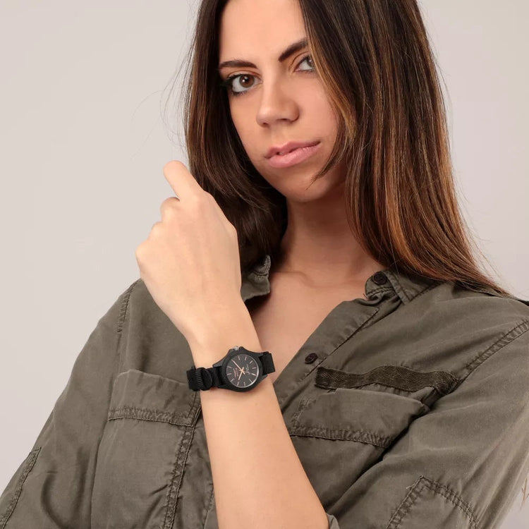 Sector | Save the ocean black nato fabric | R3251539501