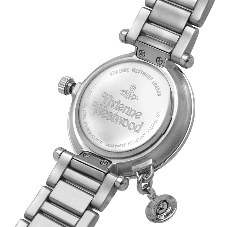 Vivienne Westwood | Orb silver bracelet 32mm dial | VV006SL
