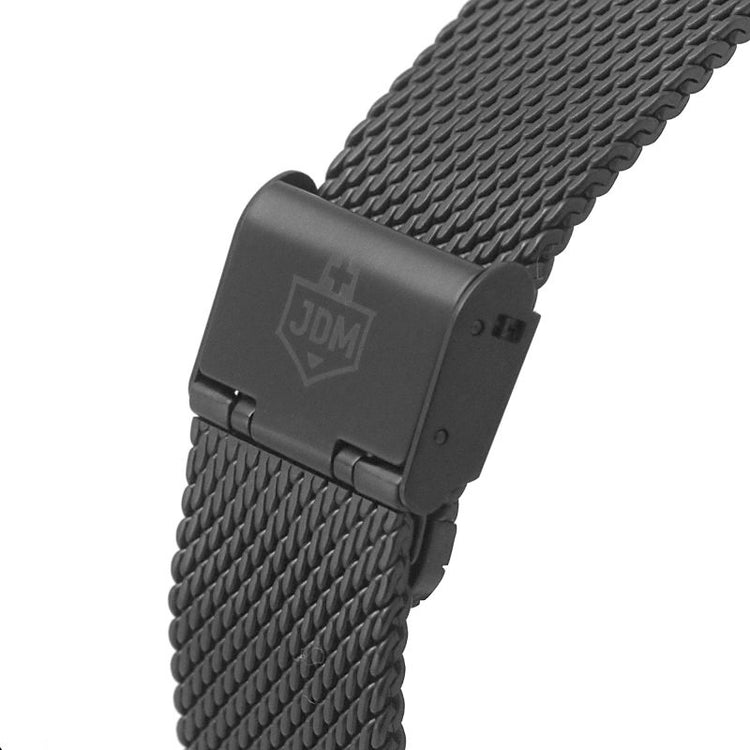 JDM Military | Tango silver grey 44mm dial gun metail mesh | JDM-WG008-06