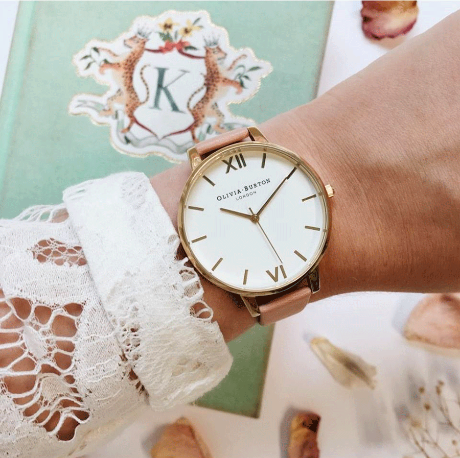 Olivia burton large dial watch outlet