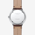 Stern Glas watch with black strap and visible brand name on a white background